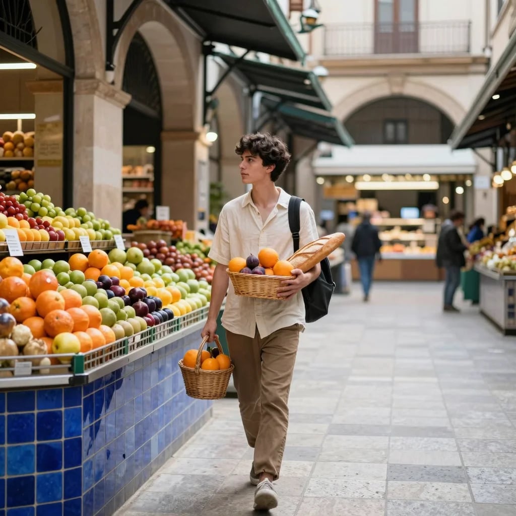 Valencia Market Morning