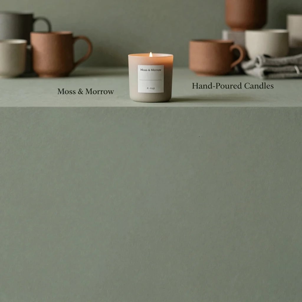 Hand-Poured Candles - background