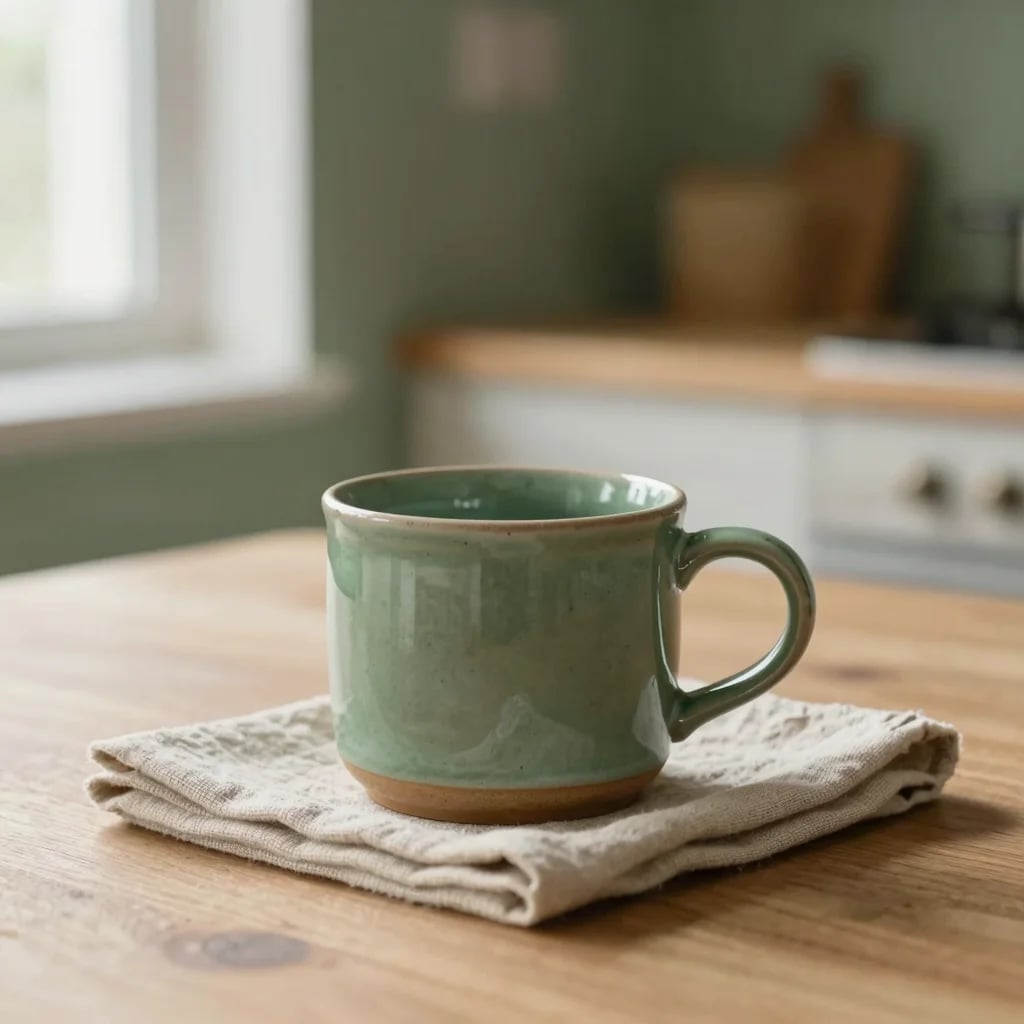 Sage Stoneware Mug