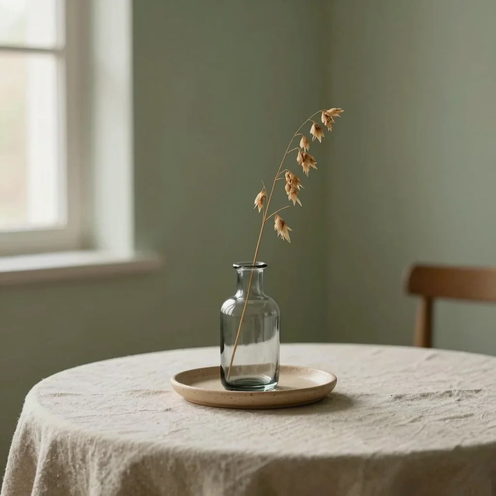 Smoke Gray Bud Vase