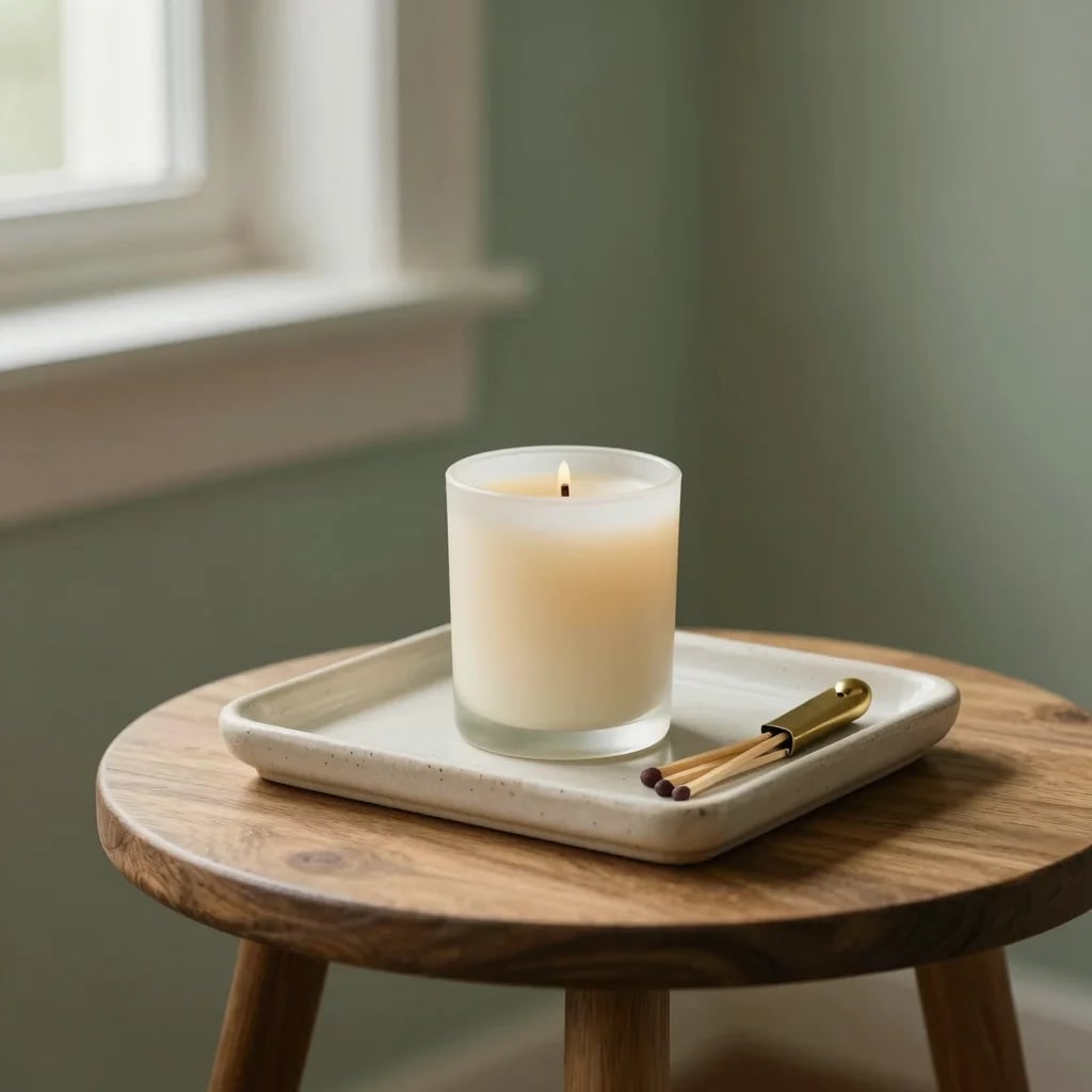 Candle and Match Tray